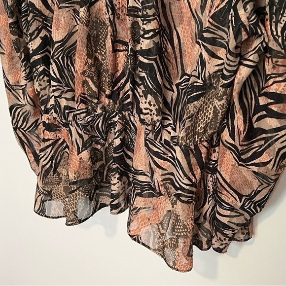 IRO Bardes Long Sleeve Peplum Blouse Size 42 XL - Picture 9 of 12